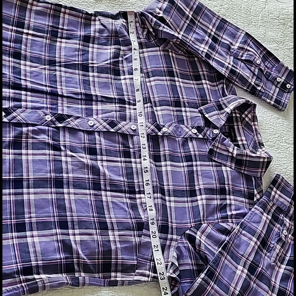 Talbots Checkered Button-down Longsleeves Shirt - Picture 8 of 11